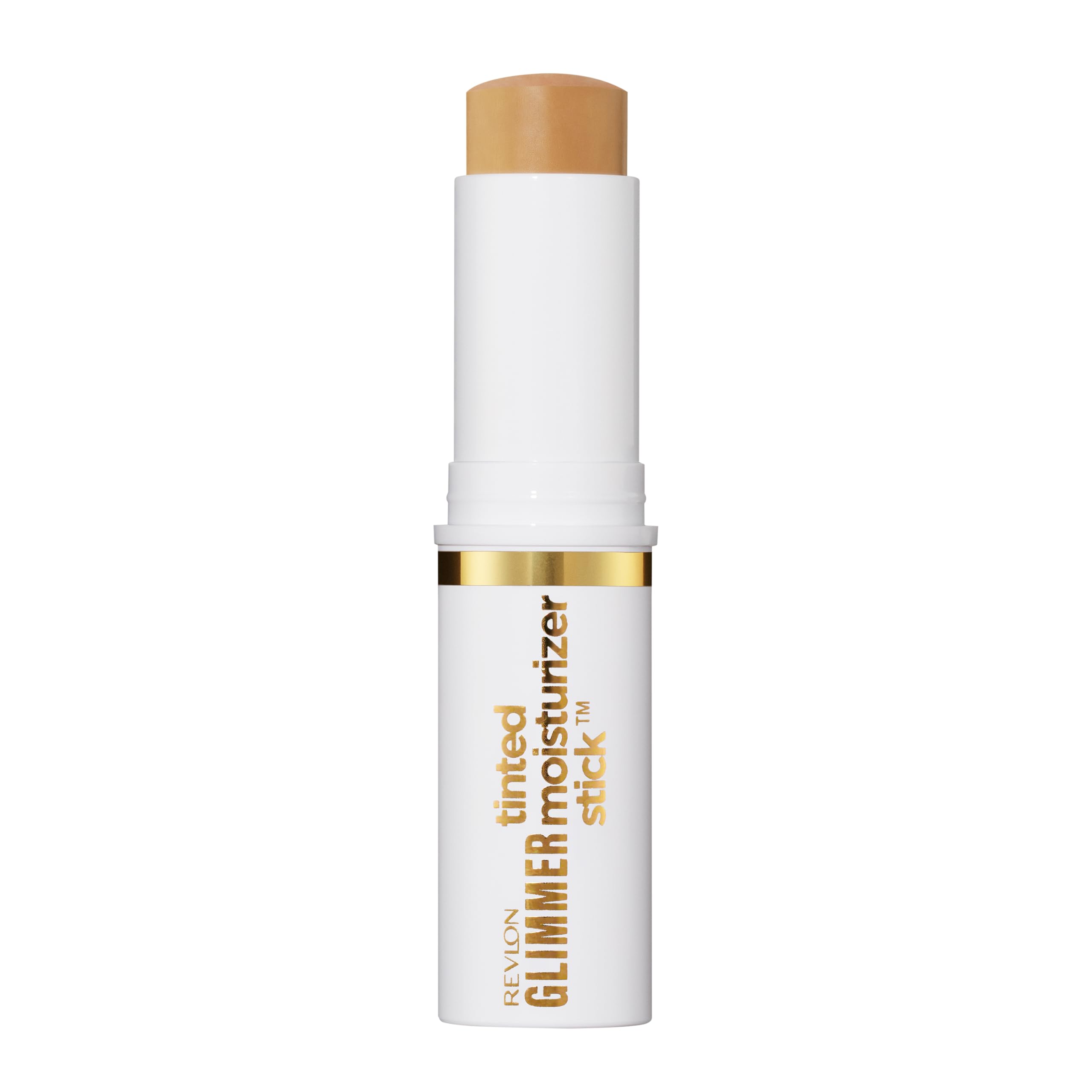 Revlon Glimmer stick front packaging showing compact design and shade label