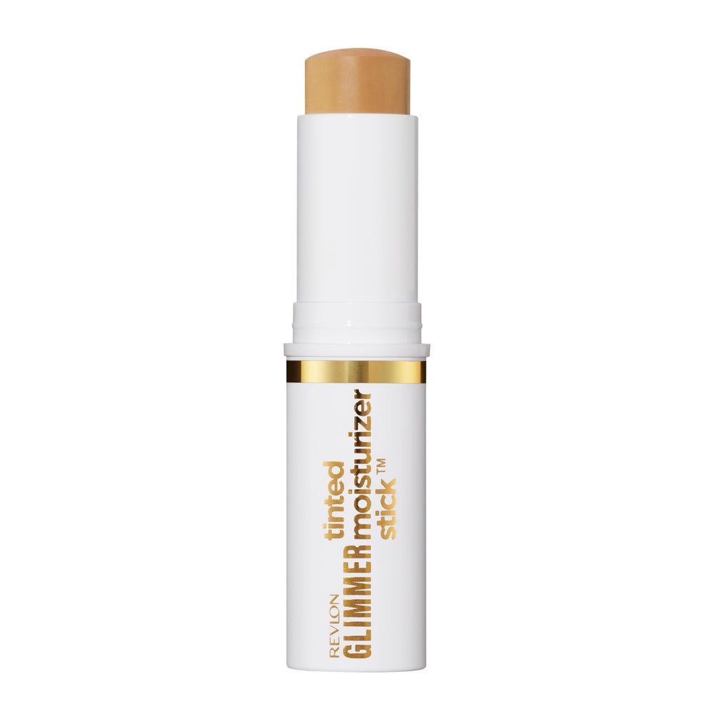 Revlon Glimmer stick front packaging showing compact design and shade label
