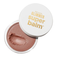 Revlon Glimmer Super Balm front compact showing sleek packaging and portability