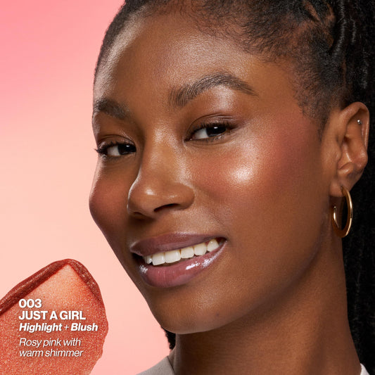 Revlon texture close-up of balm surface highlighting creamy, blendable finish benefit