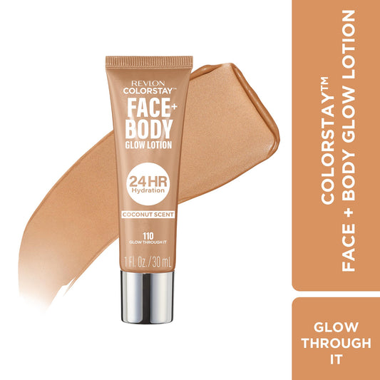 Revlon texture close-up displaying smooth gel-cream glow and fast-absorbing feel
