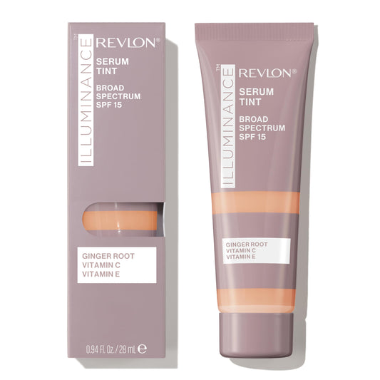 Revlon Illuminance front bottle showing shade and label for easy identification and selection