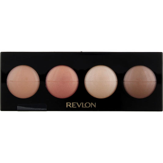Revlon compact front view showing Skinlights palette and branding for quick selection