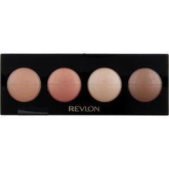 Revlon open palette revealing four cream shades and finishes for versatile looks