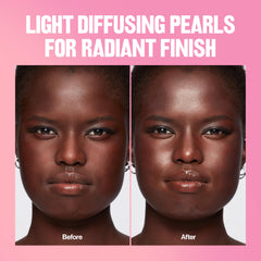 REVLON primer applied under foundation illustrating even makeup base