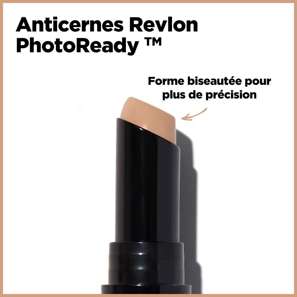 Revlon concealer in hand to show compact size and travel-ready convenience
