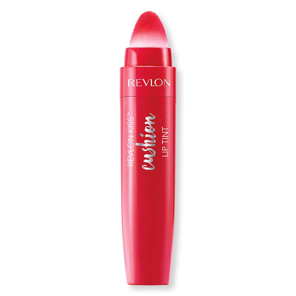 Revlon product front packaging showing crimson feels and applicator benefits
