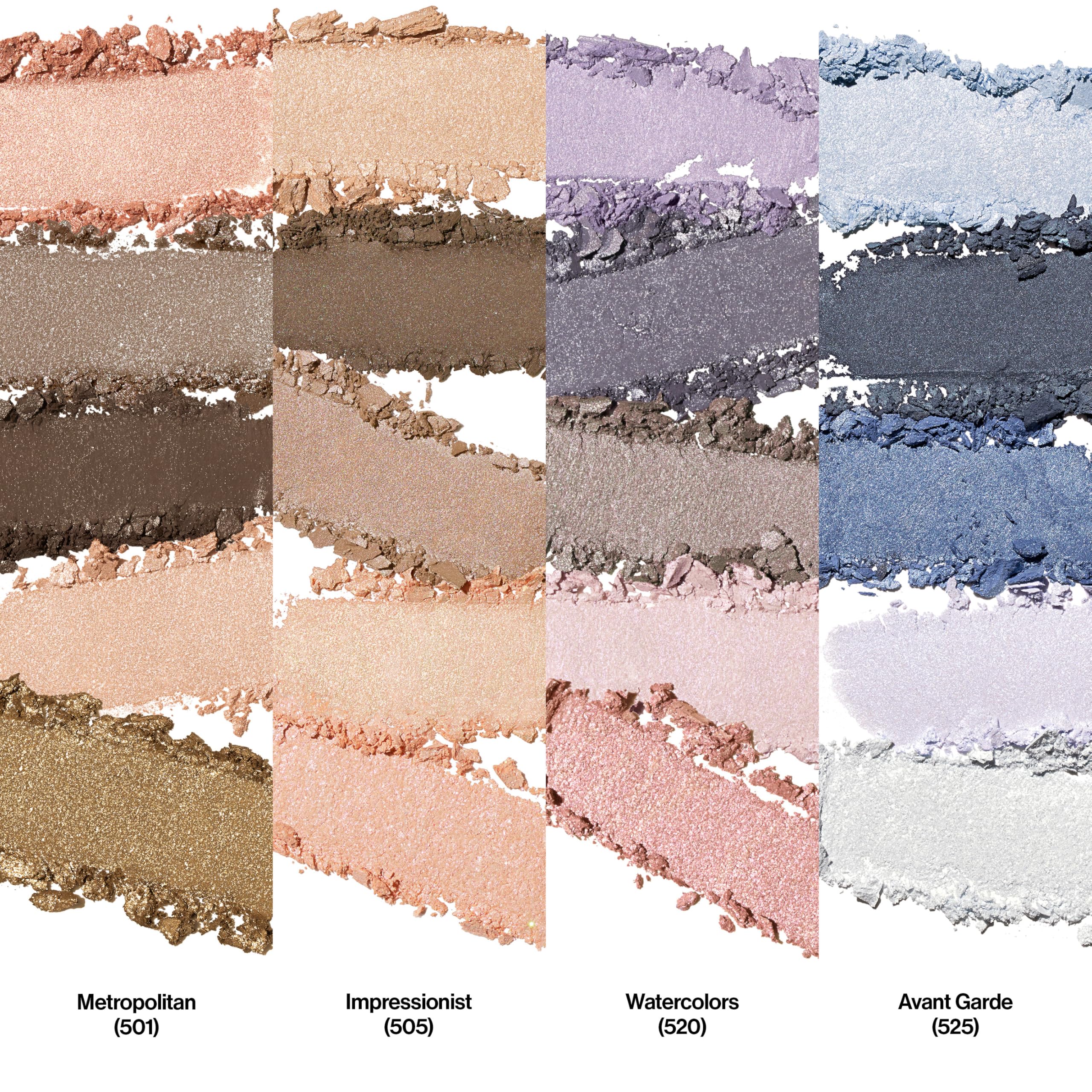 Revlon lifestyle image of finished eye look demonstrating dimensional color