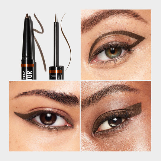 REVLON line creator kohl tip close-up showing creamy blendability