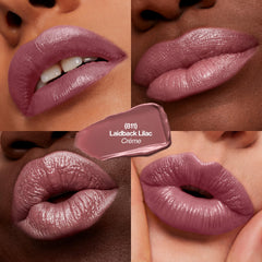 Revlon angled lipstick bullet displaying creamy tip for precise application