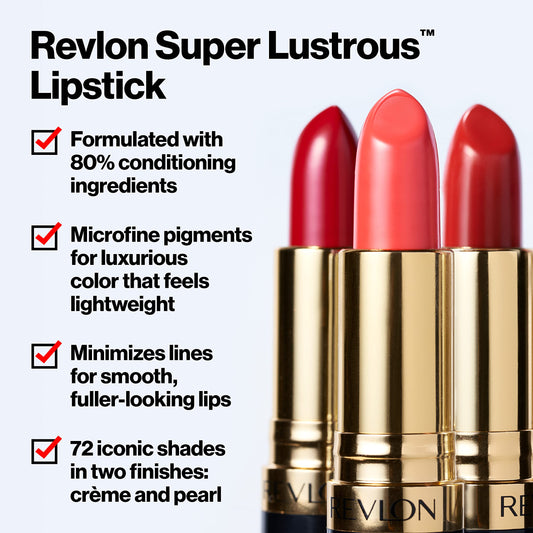 REVLON lipstick bullet close-up revealing creamy Gold Goddess texture