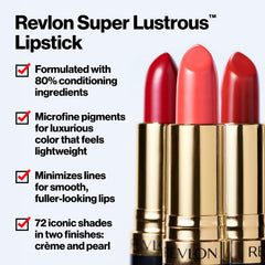 REVLON lipstick bullet close-up revealing creamy Gold Goddess texture