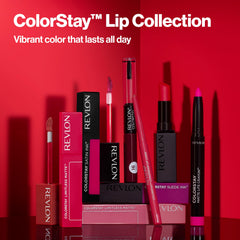 Revlon lipstick held in hand in lifestyle scene showing everyday wearable versatility