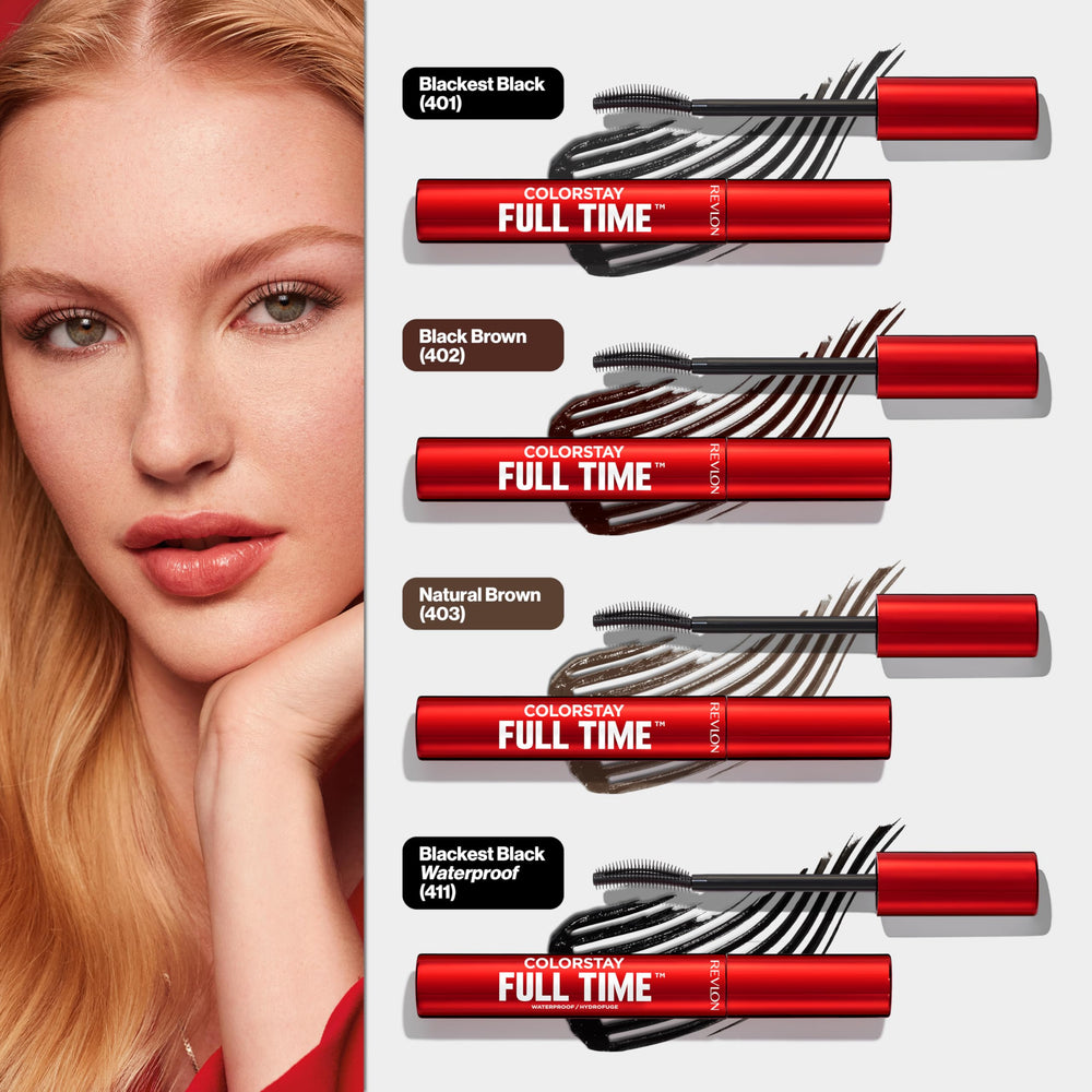 Revlon mascara held in hand for size comparison and portable convenience
