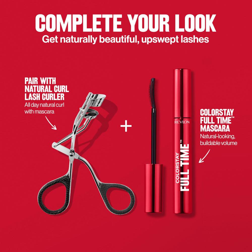 Revlon mascara worn in daytime lifestyle setting for subtle polished lashes