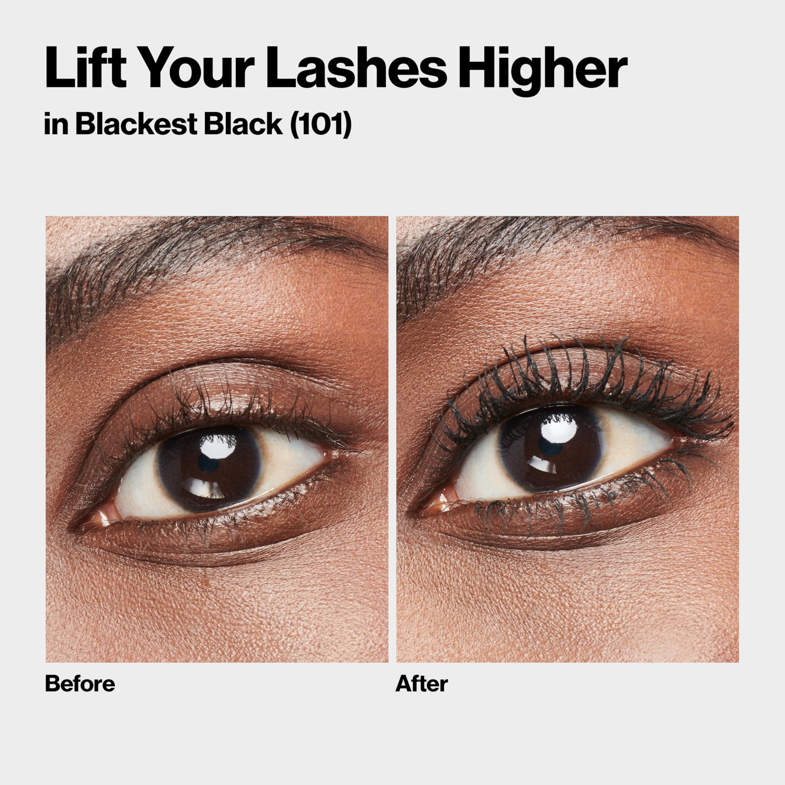 Revlon mascara texture swirl demonstrating creamy, buildable formula