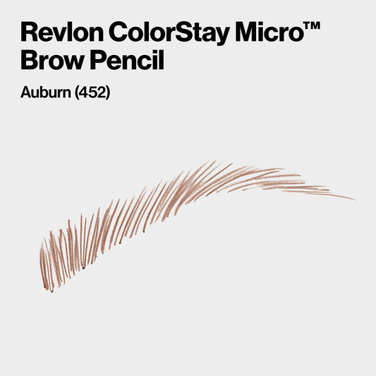 Revlon close-up of the micro tip creating fine hair-like strokes for precision