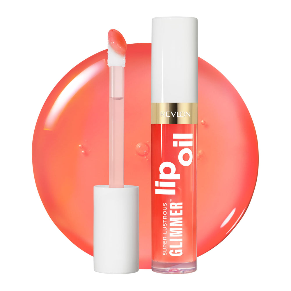 REVLON Miss Coral front packaging showing glossy tinted lip oil
