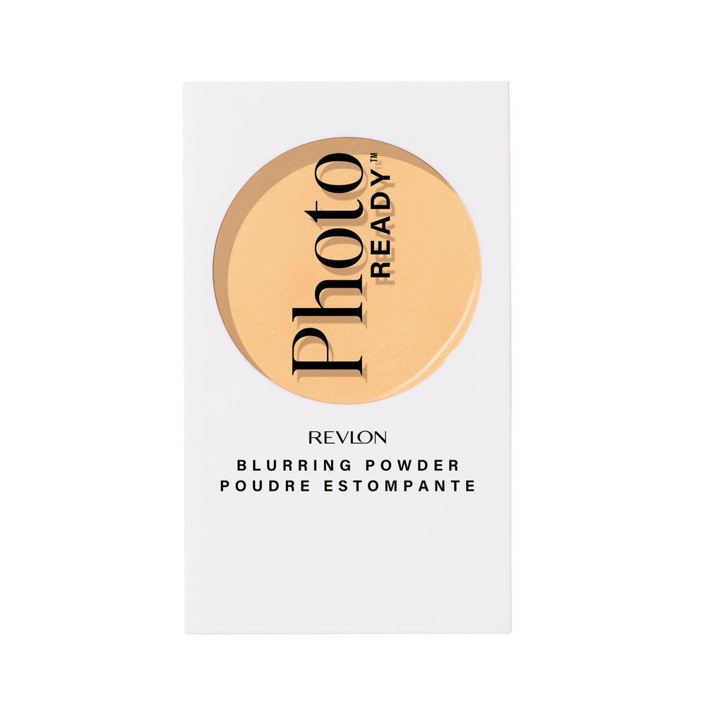 Revlon compact front view showing shade 020 Light Medium and brush, perfect finish