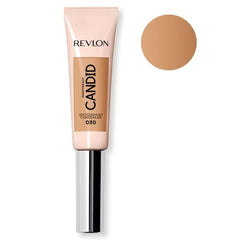 Revlon concealer stick front view showing shade 030 Light Medium and benefit of smooth coverage