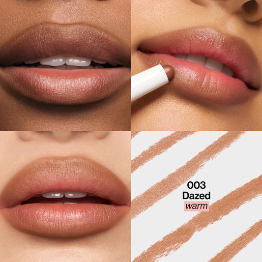 REVLON PhotoReady domed tip close-up demonstrates precise, lip-hugging application benefit