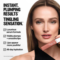 Revlon PhotoReady texture drop closeup showing silky serum hydration