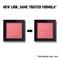 Revlon blush mauvelous swatch on arm illustrating buildable color payoff