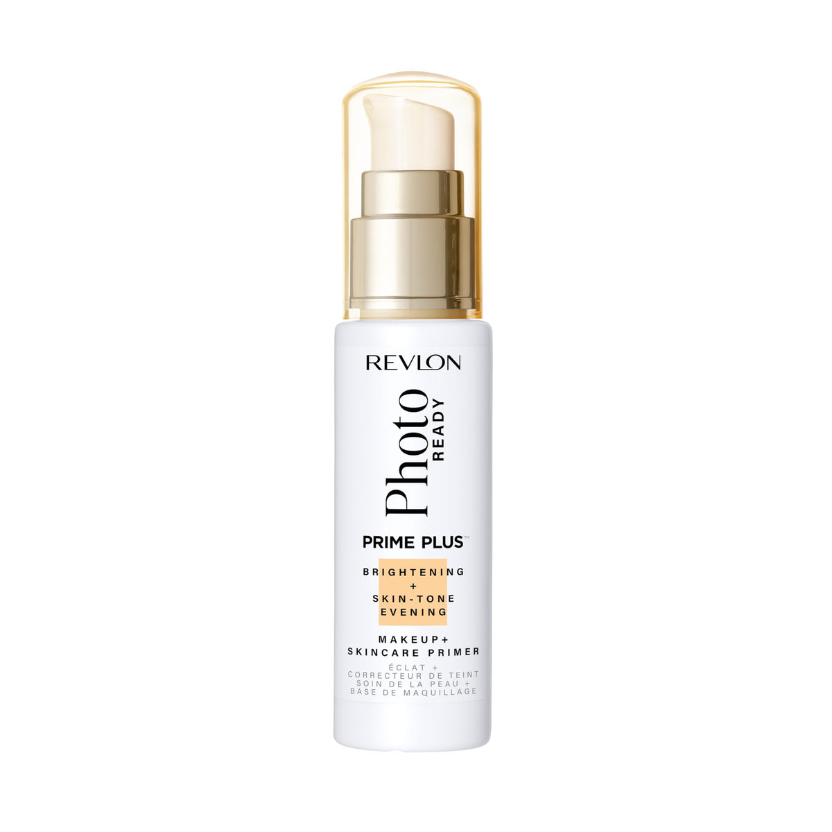 REVLON PhotoReady Prime Plus front packaging showing 1 oz tube and label