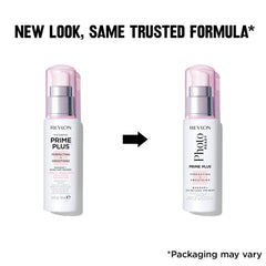 Revlon primer applied on hand demonstrating smoothing effect and makeup-prep benefit