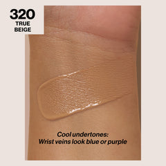 Revlon pump dispenser close-up for precise, mess-free foundation dosing