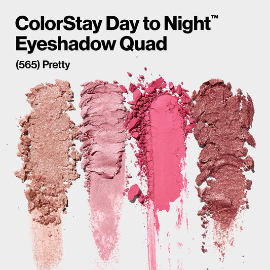 REVLON open quad top-down view showing four coordinated shades for day-to-night looks