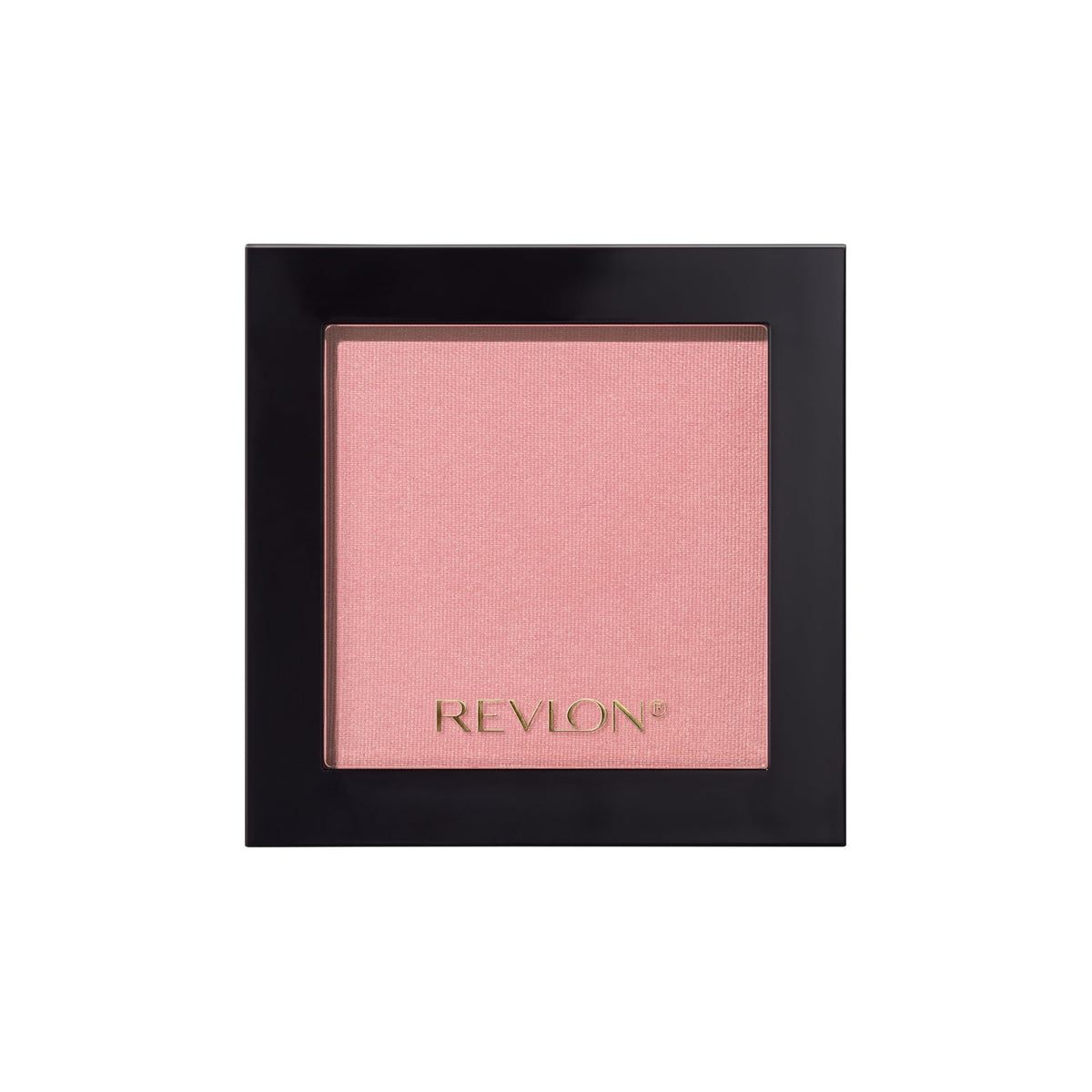 Revlon front compact showing rosé shade and sleek finish benefit: easy storage