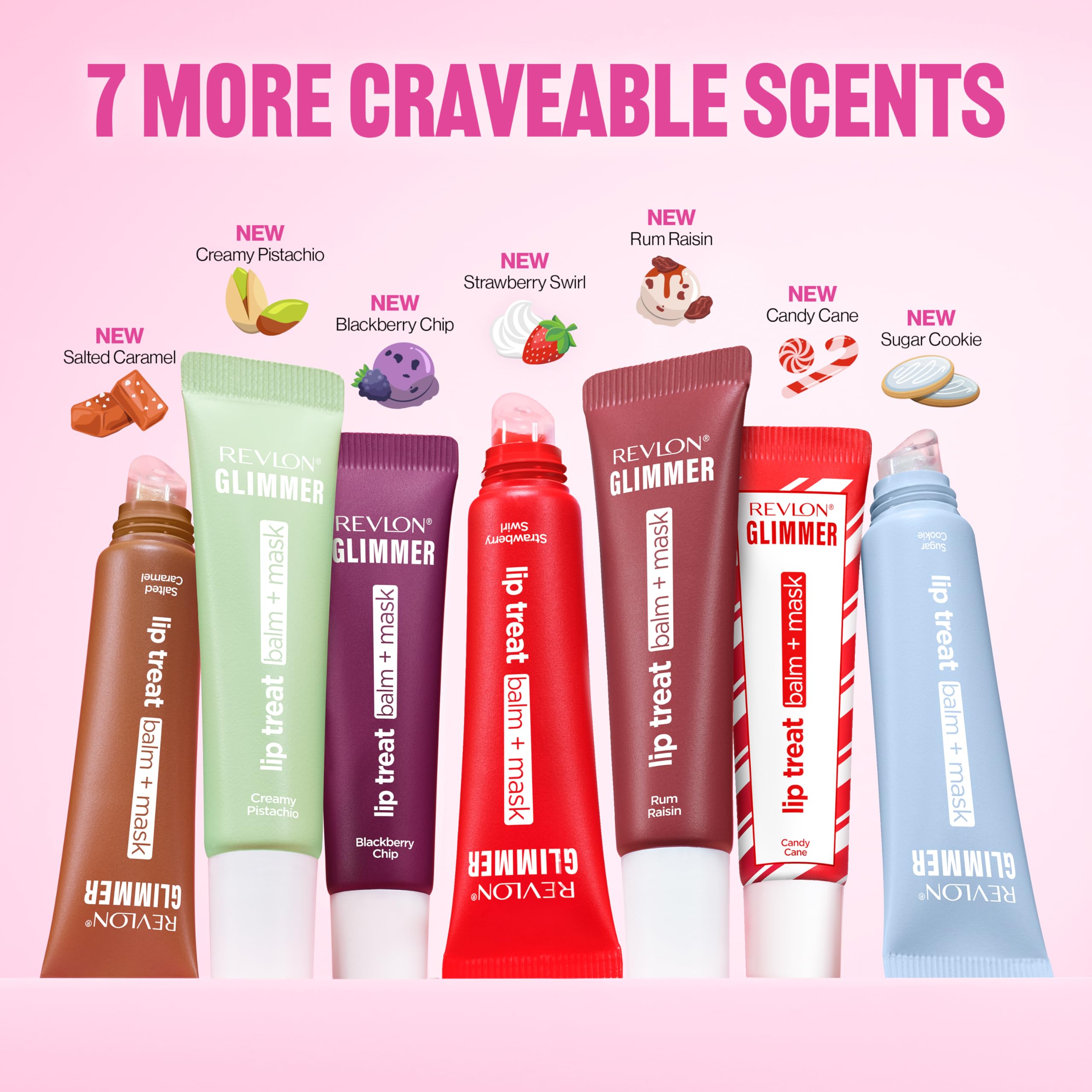 Revlon swiped texture showing creamy gloss and hydrating consistency benefit