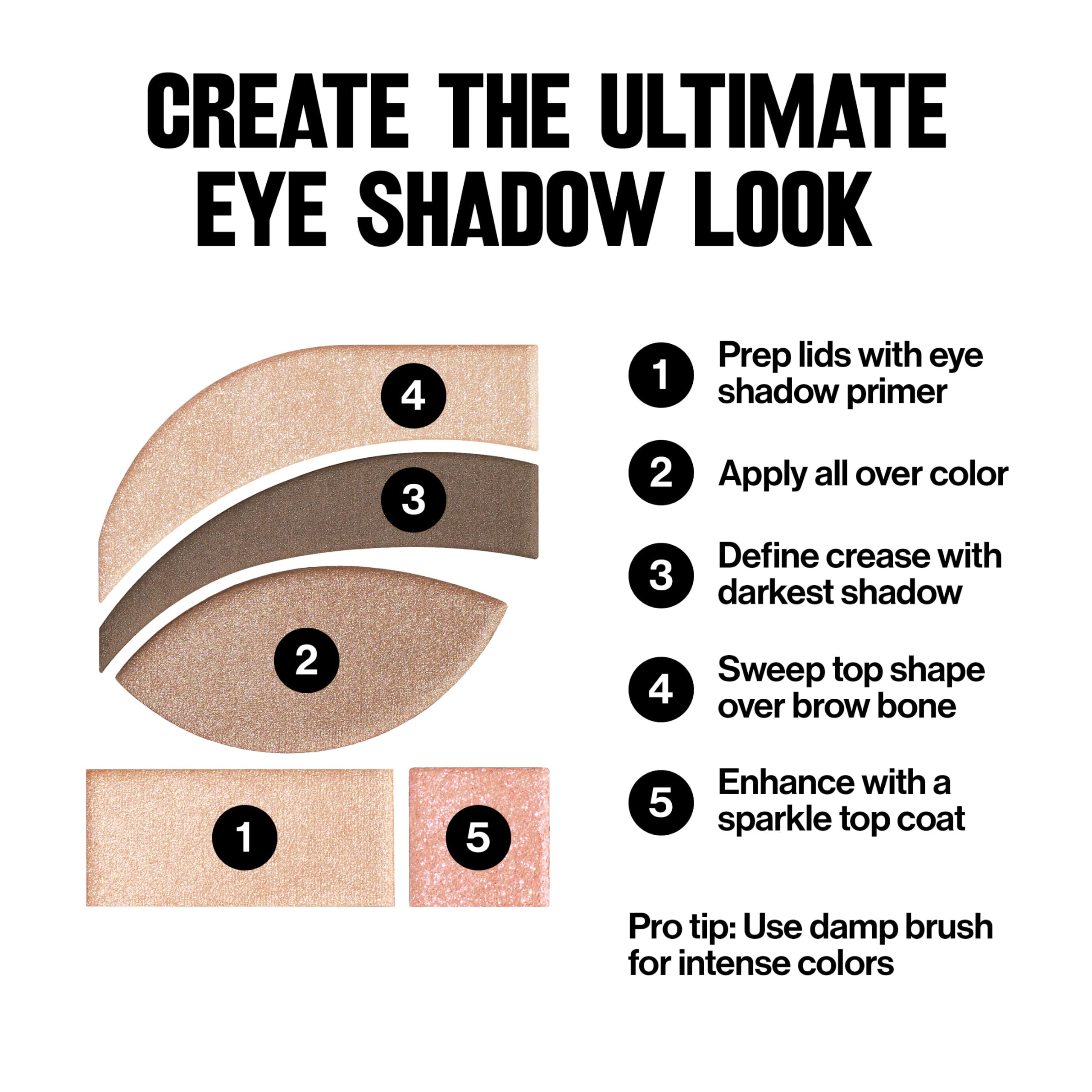 Revlon palette held in hand to show compact size and on-the-go convenience
