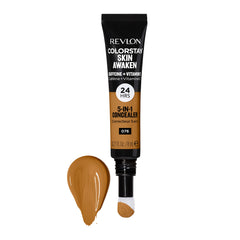Revlon concealer swiped on skin showing creamy coverage and blendability
