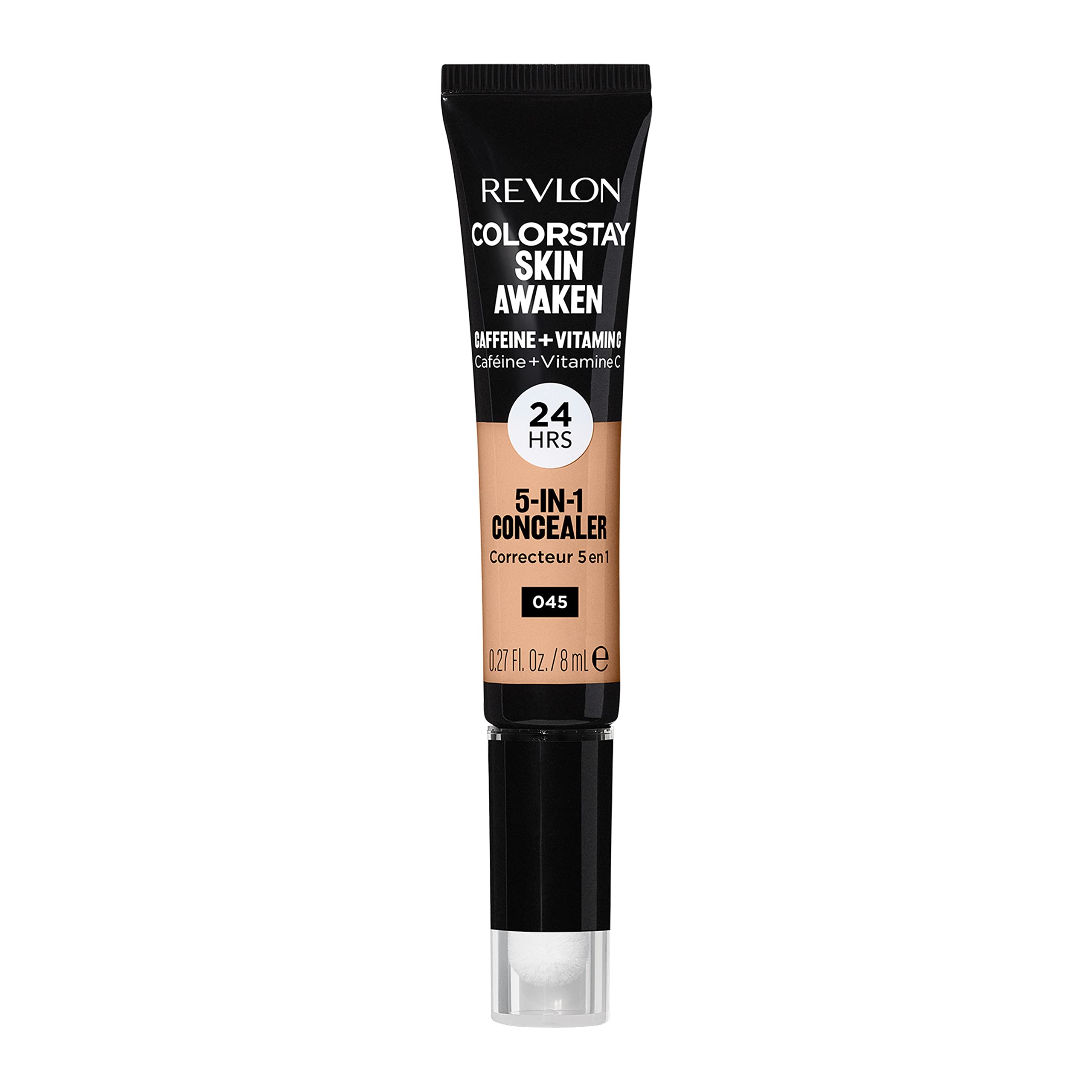 Revlon ColorStay Skin Awaken front packaging showing shade and benefits