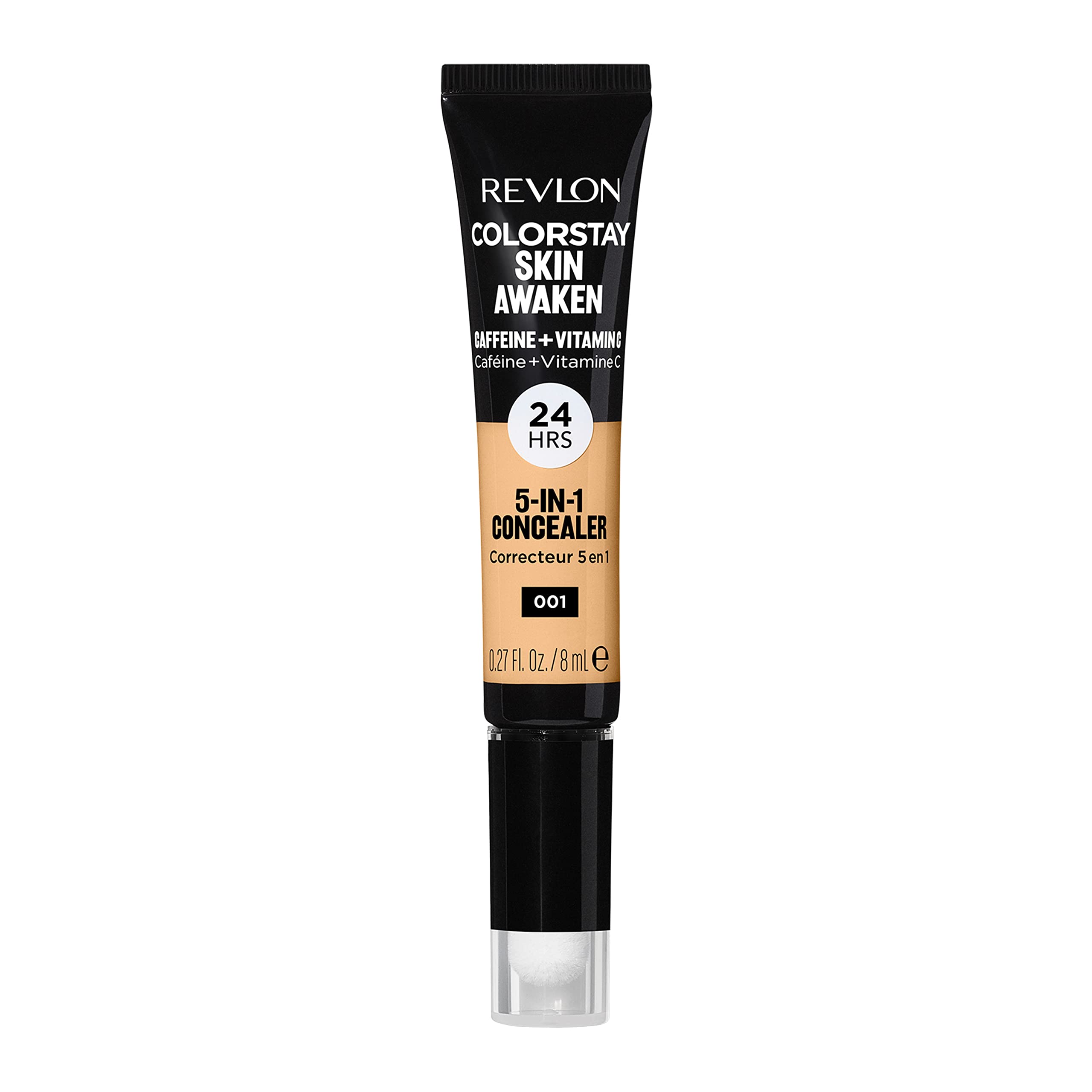 Revlon concealer front packaging showing product and shade, offers convenient coverage