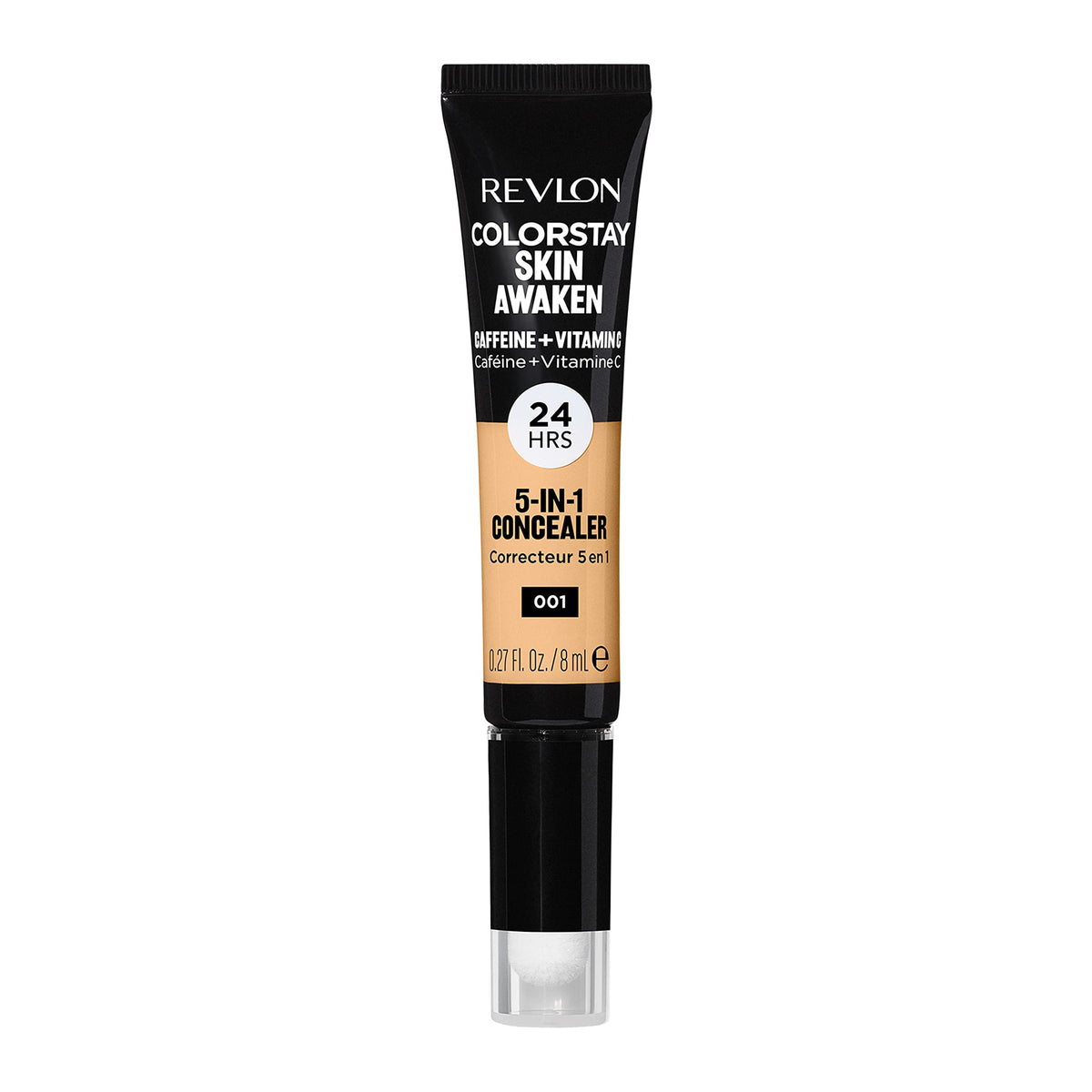 Revlon concealer front packaging showing product and shade, offers convenient coverage
