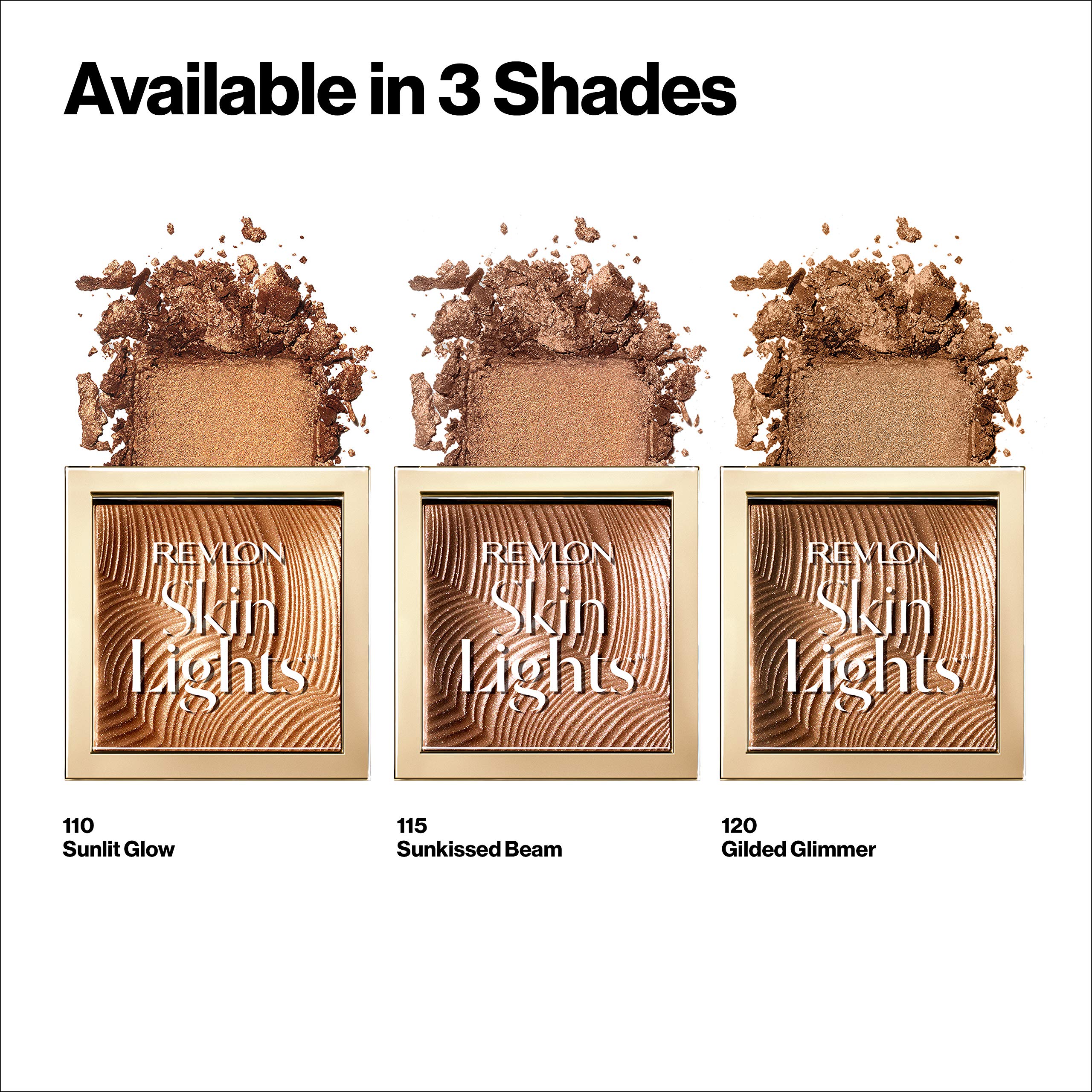 Revlon Skinlights bronzer applied on cheek demonstrating natural sun-kissed finish
