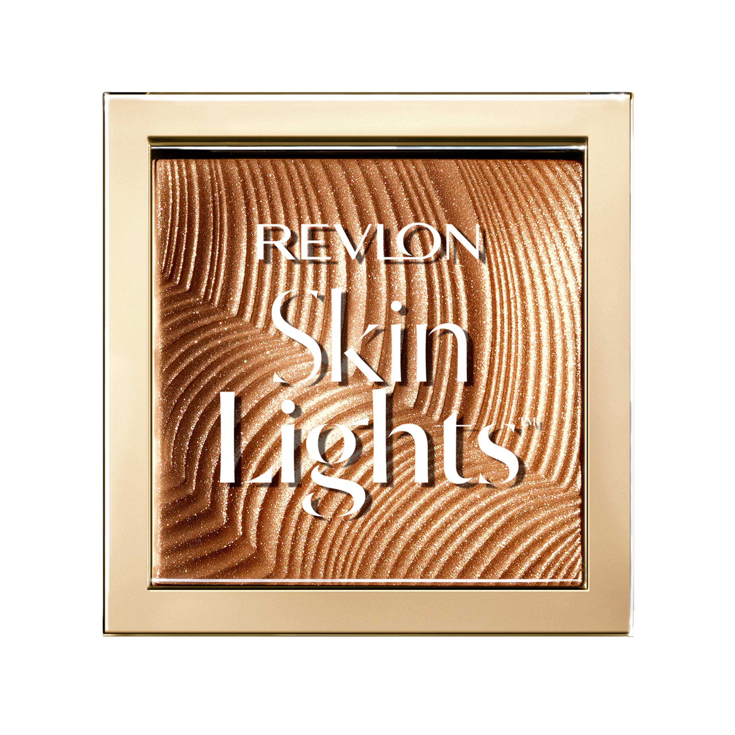 Revlon Skinlights bronzer front packaging shows compact and product name, easy-to-identify branding