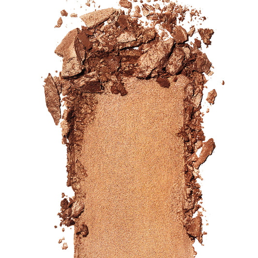 Revlon Skinlights bronzer open pan close-up of silky texture highlighting prismatic pigments