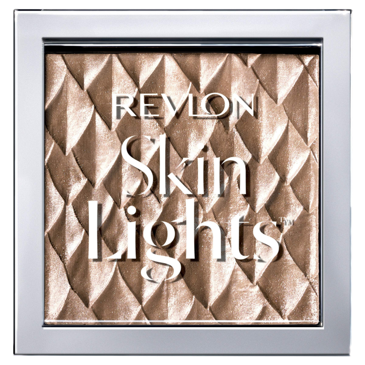 Revlon Skinlights front compact showcasing shade and packaging for easy carry