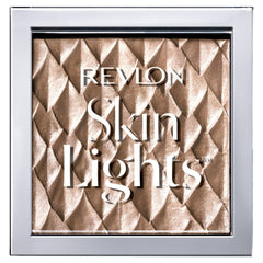 Revlon Skinlights front compact showcasing shade and packaging for easy carry