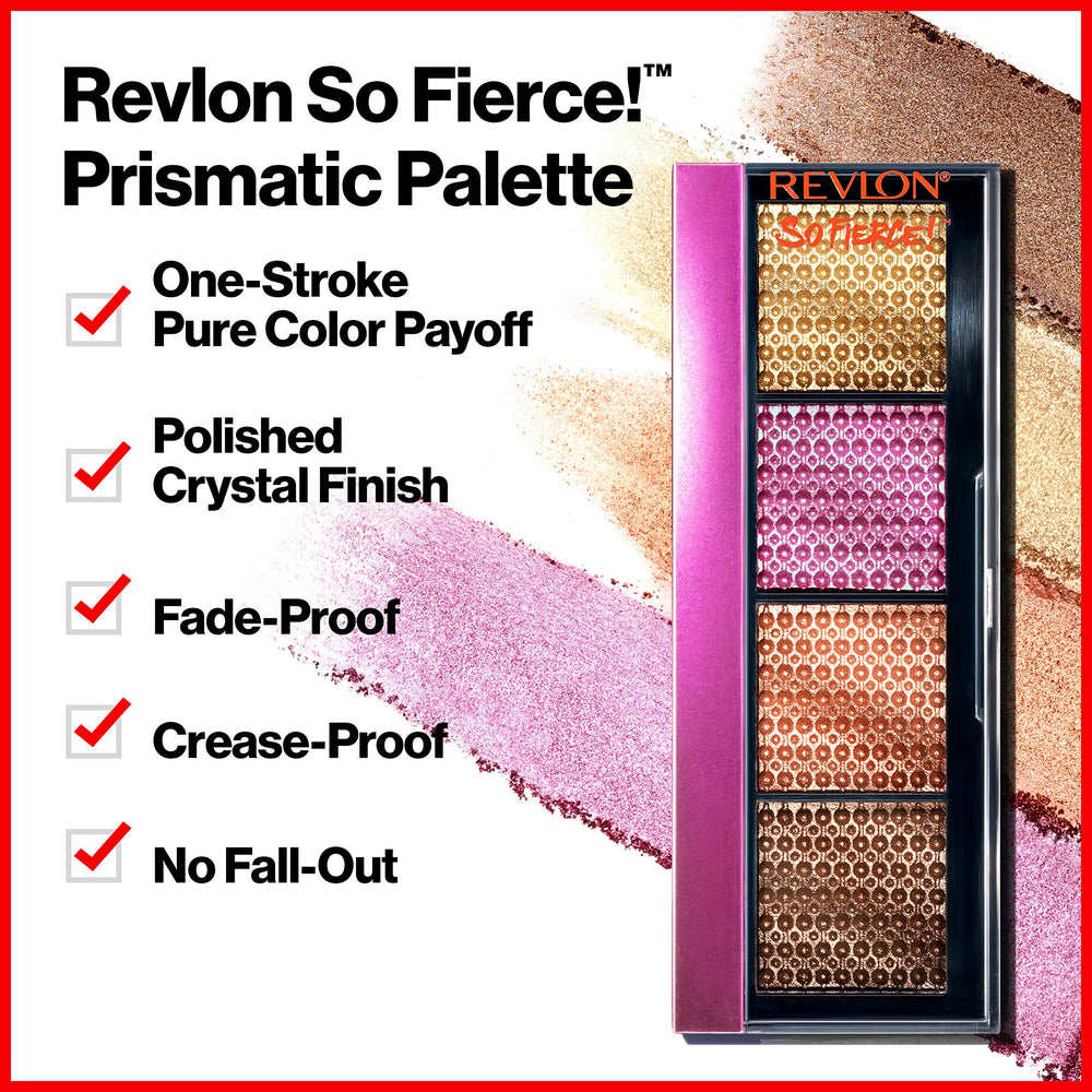 Revlon So Fierce texture close-up highlighting creamy pigment payoff