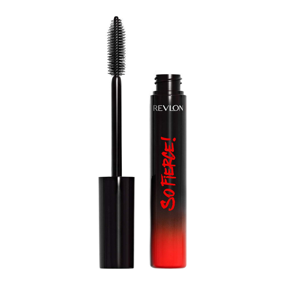 Revlon So Fierce front packaging showing bold black tube and product name enhancing shelf appeal