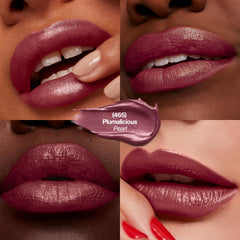 Revlon Super Lustrous bullet close-up highlighting creamy glide benefit