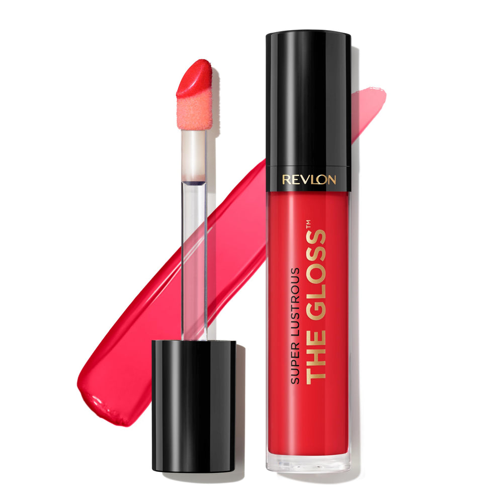 Revlon front tube showing Fatal Apple vibrant red and glossy finish benefit of bold color