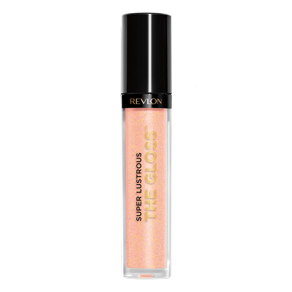 Revlon front packaging showing Snow Pink gloss and tube benefit shine