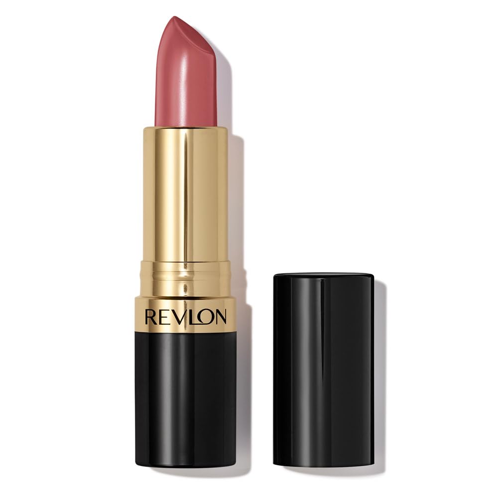 Revlon Super Lustrous front packaging showing elegant tube and shade name benefit: easy identification