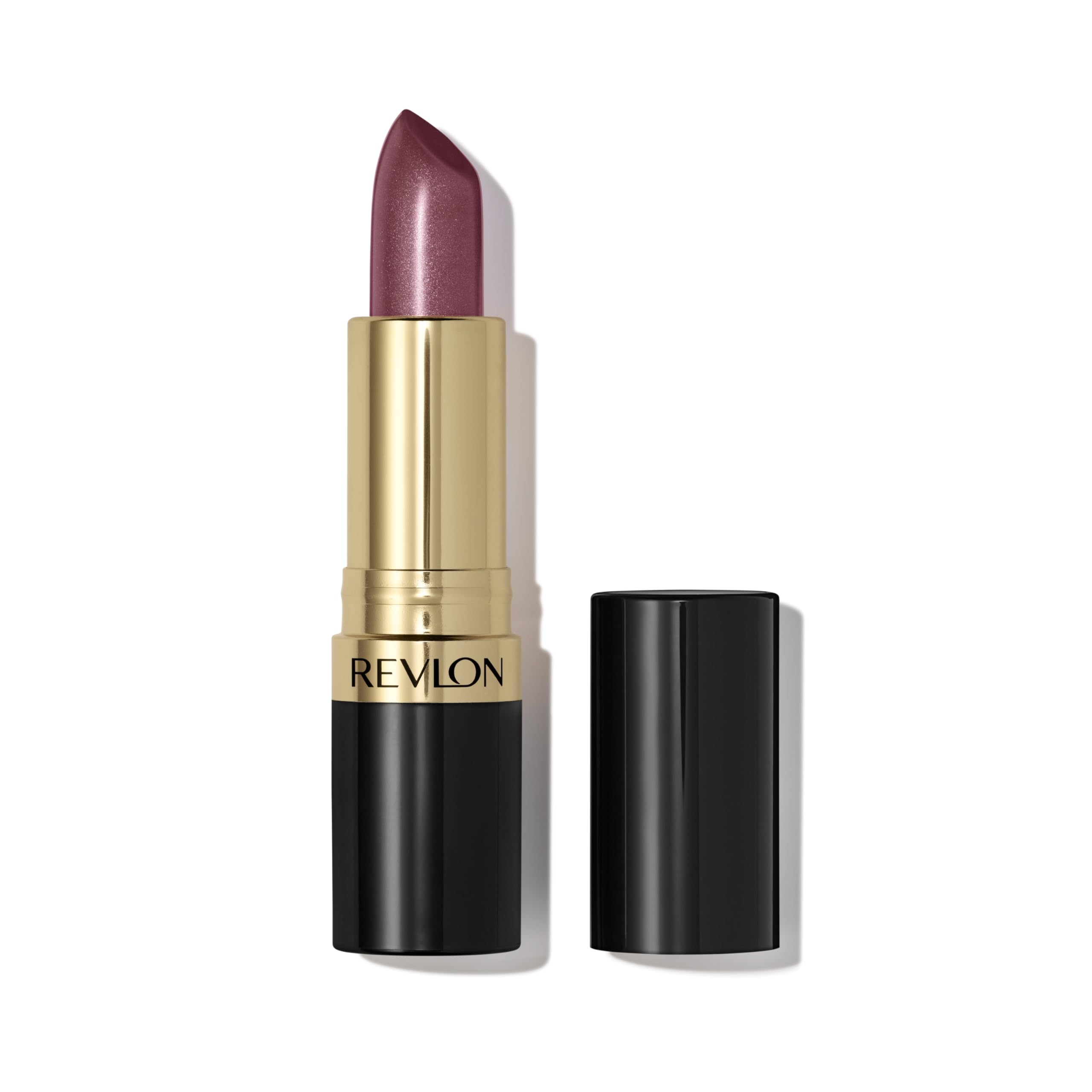 Revlon Super Lustrous front tube showing shade and compact size benefit